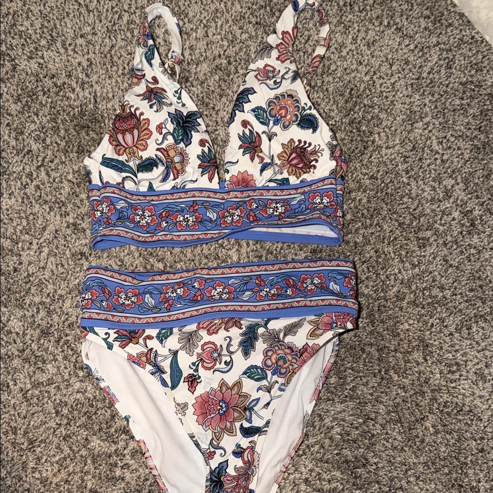 Floral Print Bikini Set